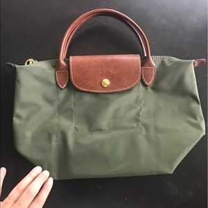 Longchamp- Small Le Pliage Top Handle Tote